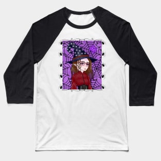 Modern Witch with Vintage Flair Baseball T-Shirt